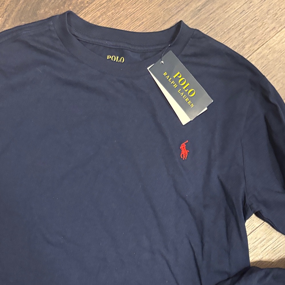 Polo by Ralph Lauren Kids navy tee, L - Picture 5 of 5